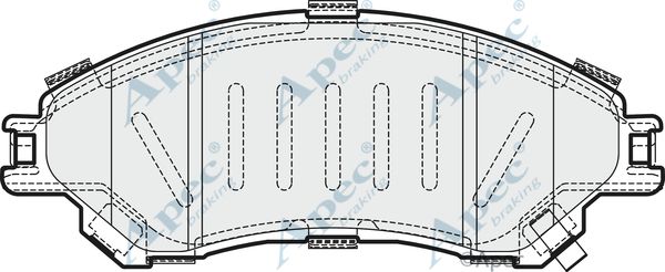 APEC BRAKING Jarrupala, levyjarru PAD2026